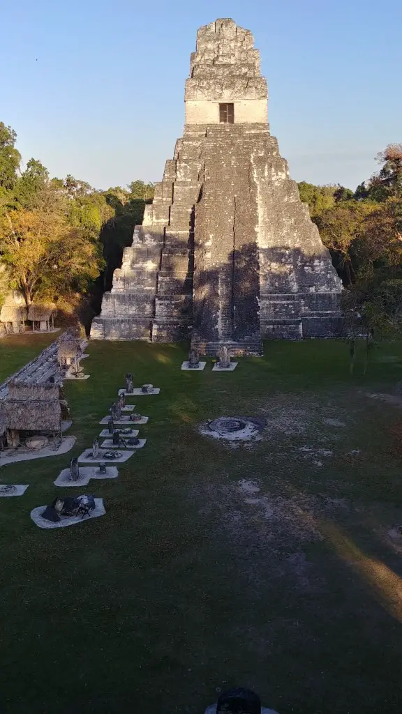 Evening Shadows on Temple of the Jaguar Tikal