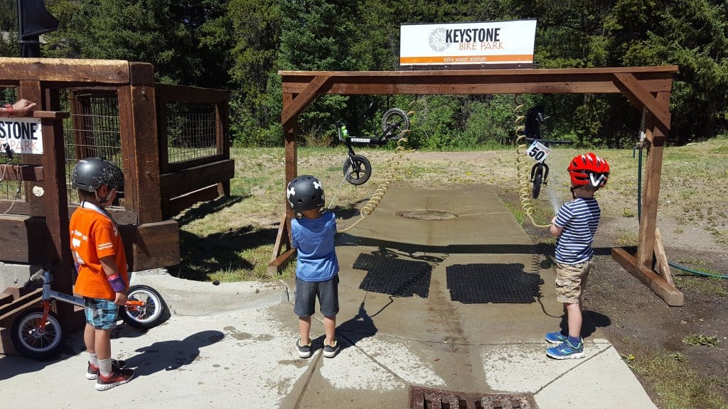 Activities in Summit County Colorado, Keystone Mountain Bike Wash Station
