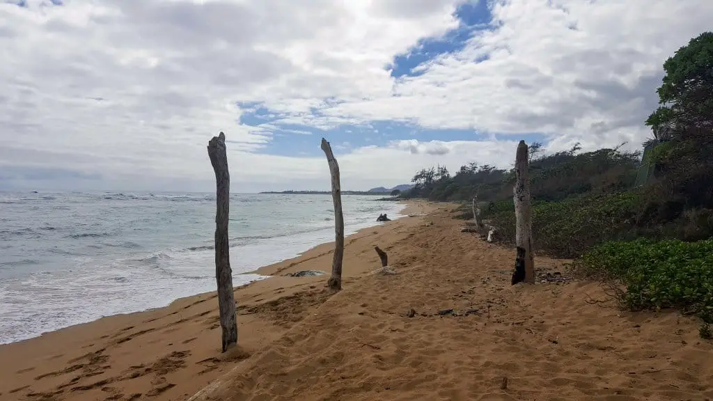 Where to stay on Kauai - Lydgate beach across from the playground