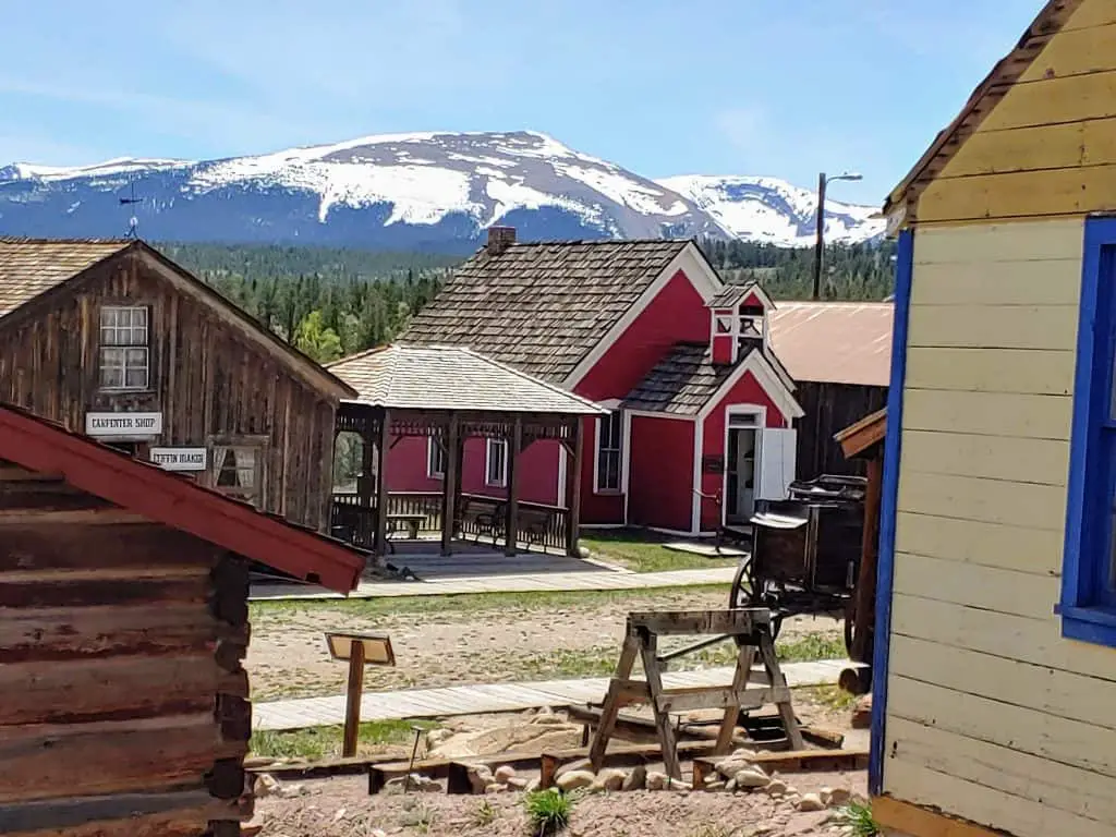 South Park Town - old restored mining town in Fairplay Colorado