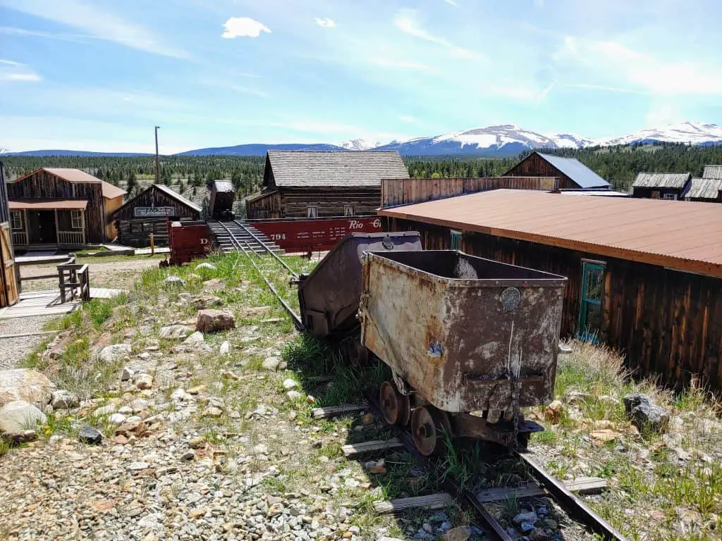 Old mining equiptment in South Park City Colorado - Mine Tours in Colorado