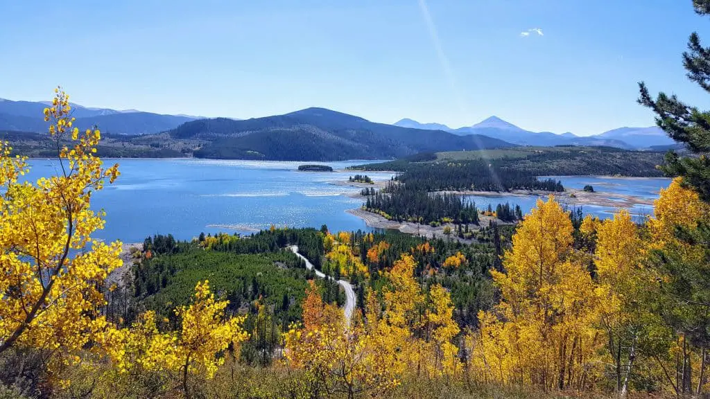 View of Lake Dillon from The Old Dillon Reservoir Trail