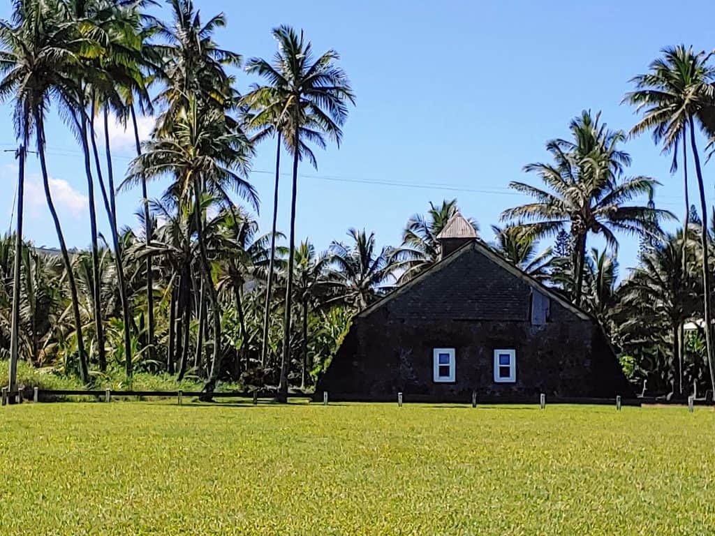 Keanae Congregational Church  on the Keanae peninsula on the East side of Maui
