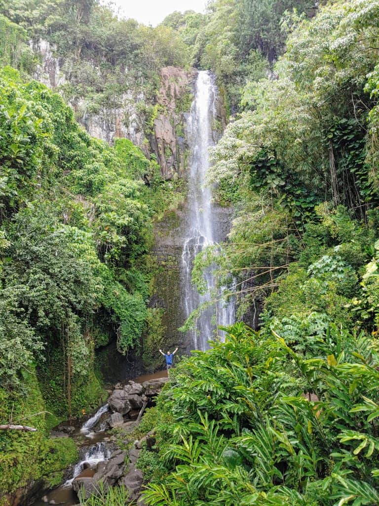 Wailua Falls, one of the Road to Hana stops