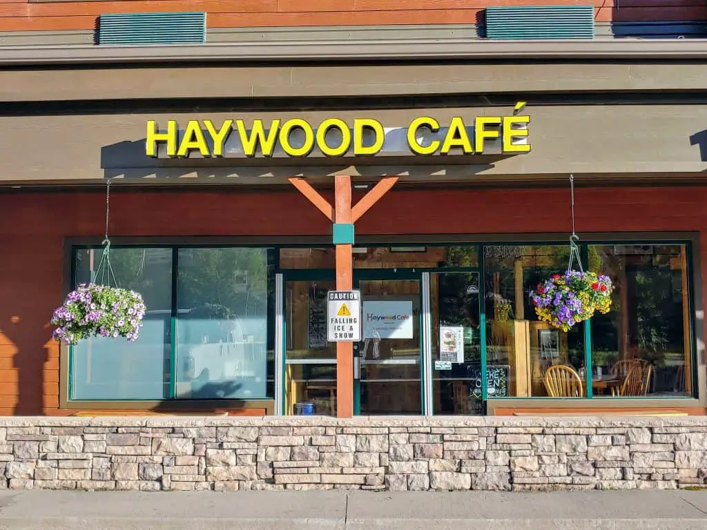 The front of the Haywood Cafe in Keystone Colorado