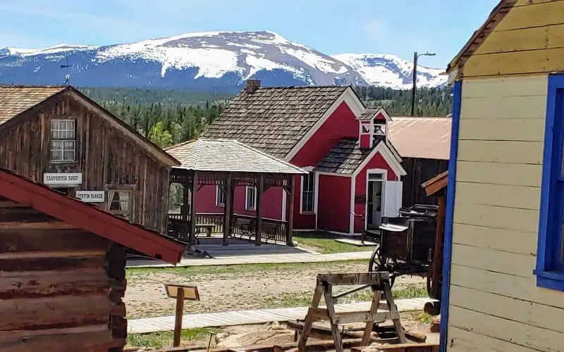 South Park City - old restored mining town in Fairplay Colorado