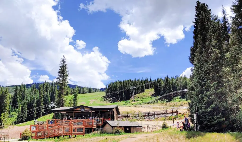 Copper Mountain ski resort in Colorado in the summer