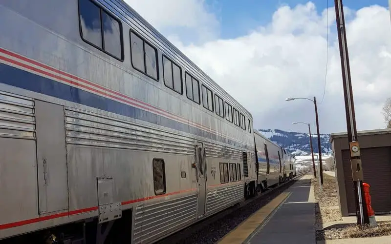 Amtrak Train at the Station