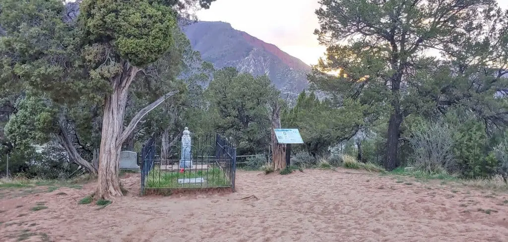 Doc Holiday's grave site in Glenwood Springs Colorado