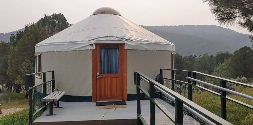 Yurt at a State Park in Colorado