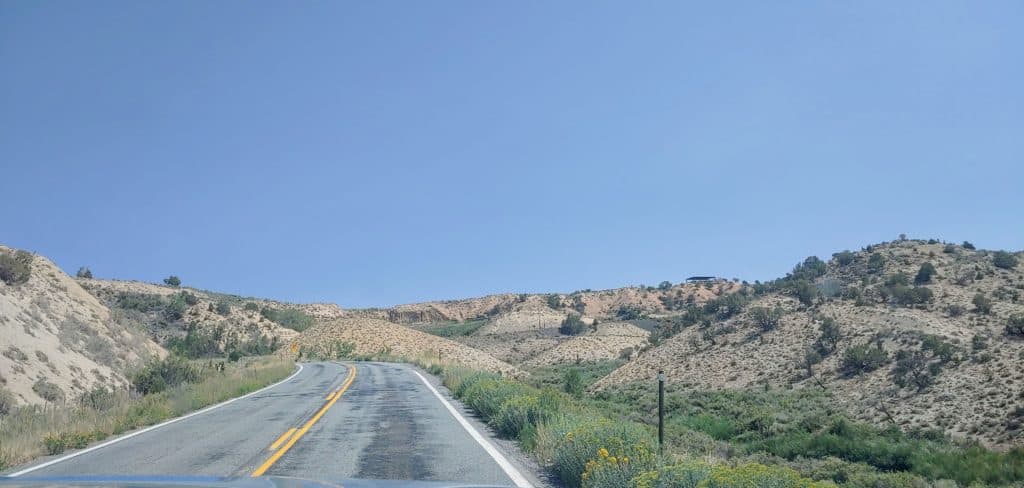 Road leading into the Black Canyon of the Gunnison National Park