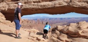 Mesa Arch - One day itinerary Canyonlands National Park Island In The Sky district